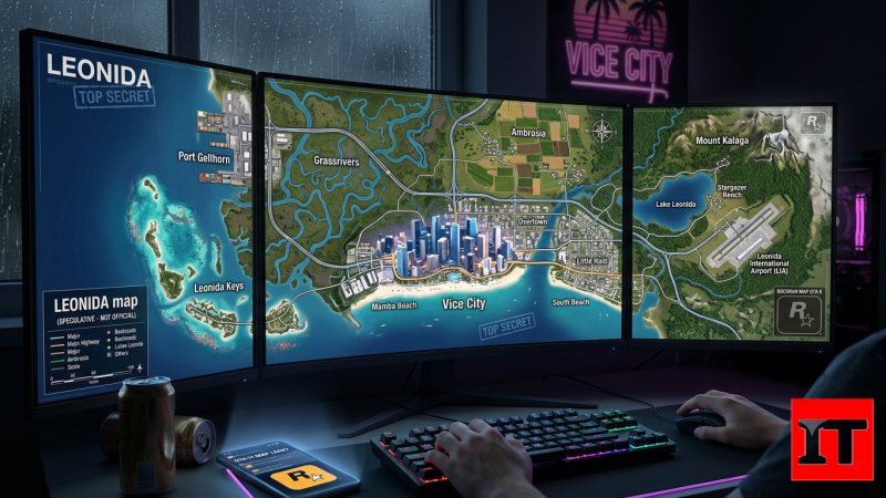 Map GTA 6 Diduga Bocor! Leonida Disebut Jauh Lebih Luas dari GTA 5