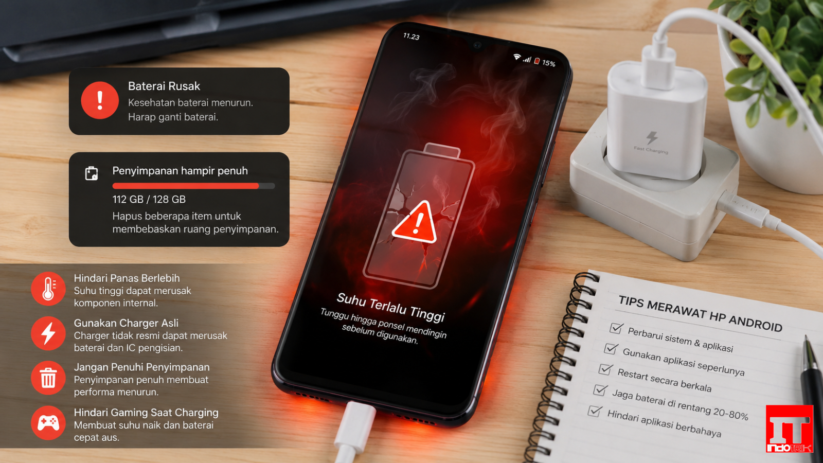 STOP! 7 Kebiasaan Ini Diam-Diam Merusak HP Android Anda — Artikel