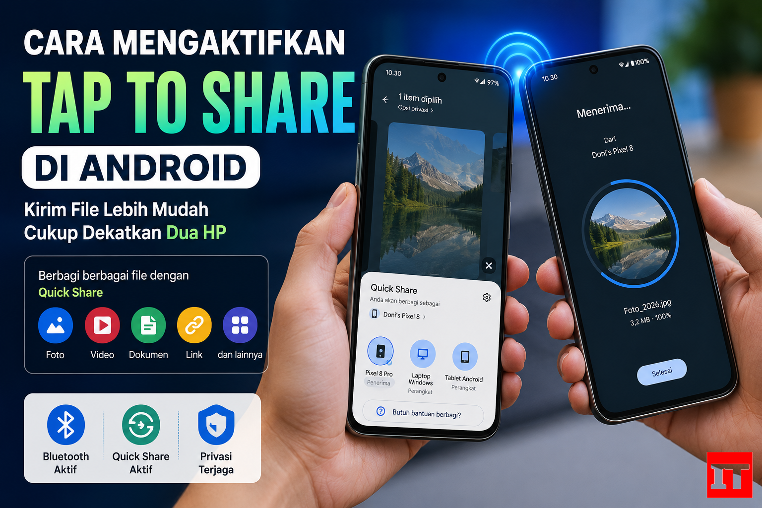 Cara Mengaktifkan Tap to Share di Android, Kirim File Lebih Mudah