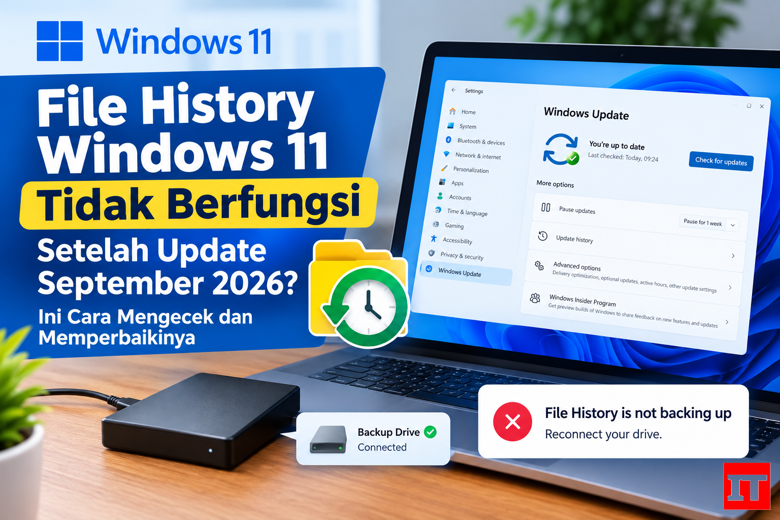 File History Windows 11 Tidak Berfungsi Setelah Update September 2026? Ini Cara Memperbaikinya